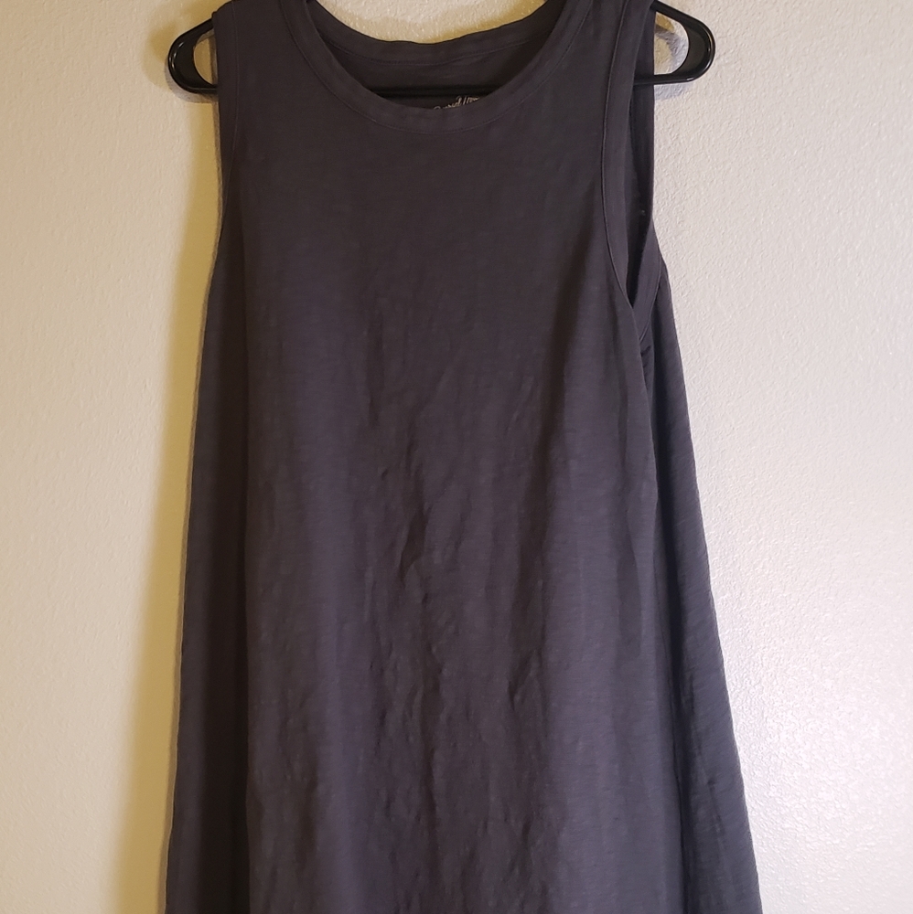 Grey tank top dress